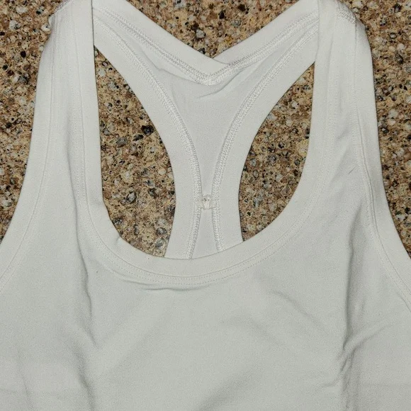 lululemon White Racerback Tank Top - Picture 2 of 7